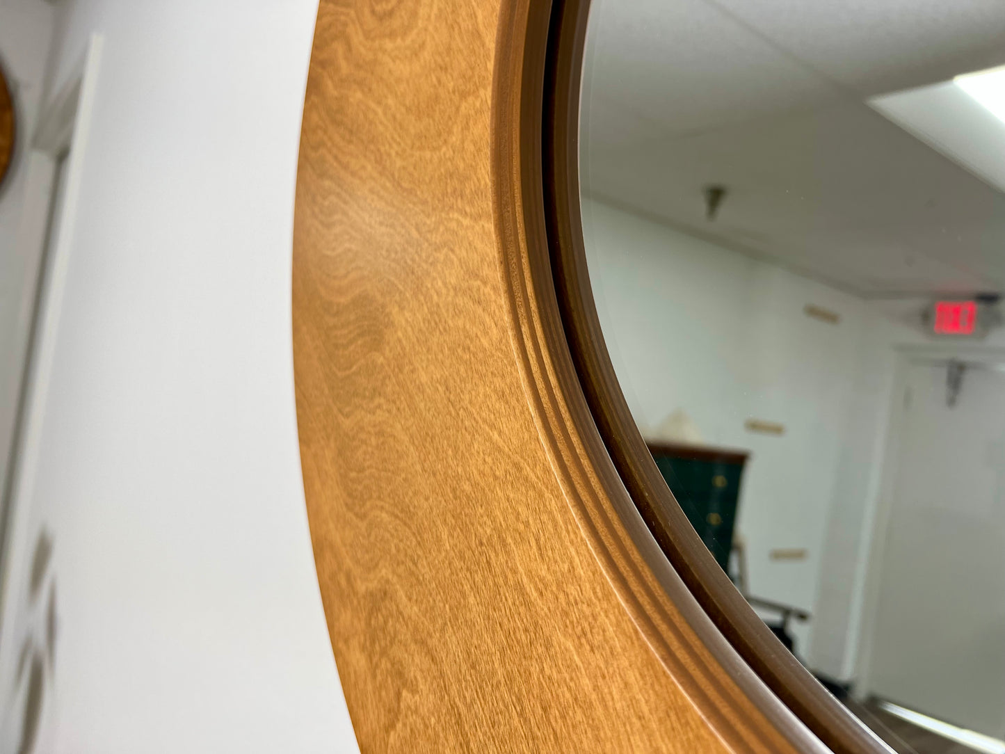 BUTTERSCOTCH — 30” Asymmetrical Round Mirror