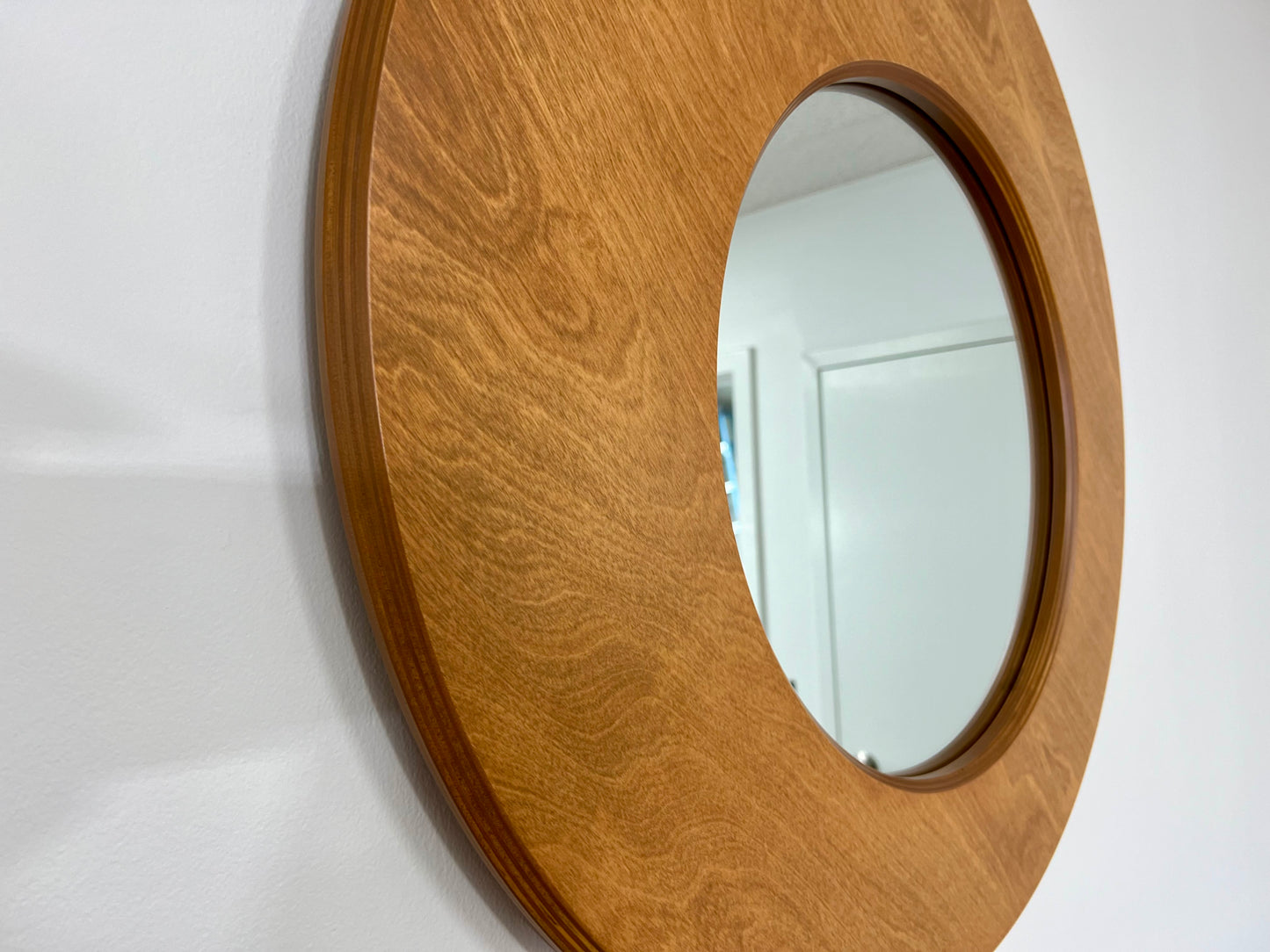 BUTTERSCOTCH — 30” Asymmetrical Round Mirror